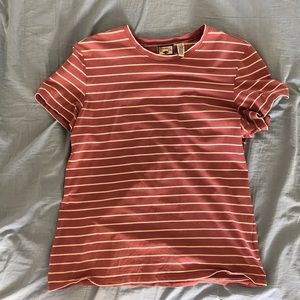 Pink striped shirt